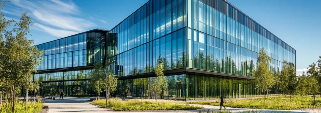 Een modern zakencentrum